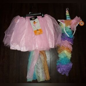 Wondershop Pink and Rainbow Unicorn Costume Set OSFM